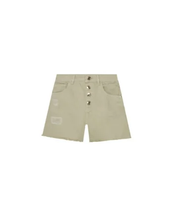 Pantaloni scurti cu buzunare, Bej
