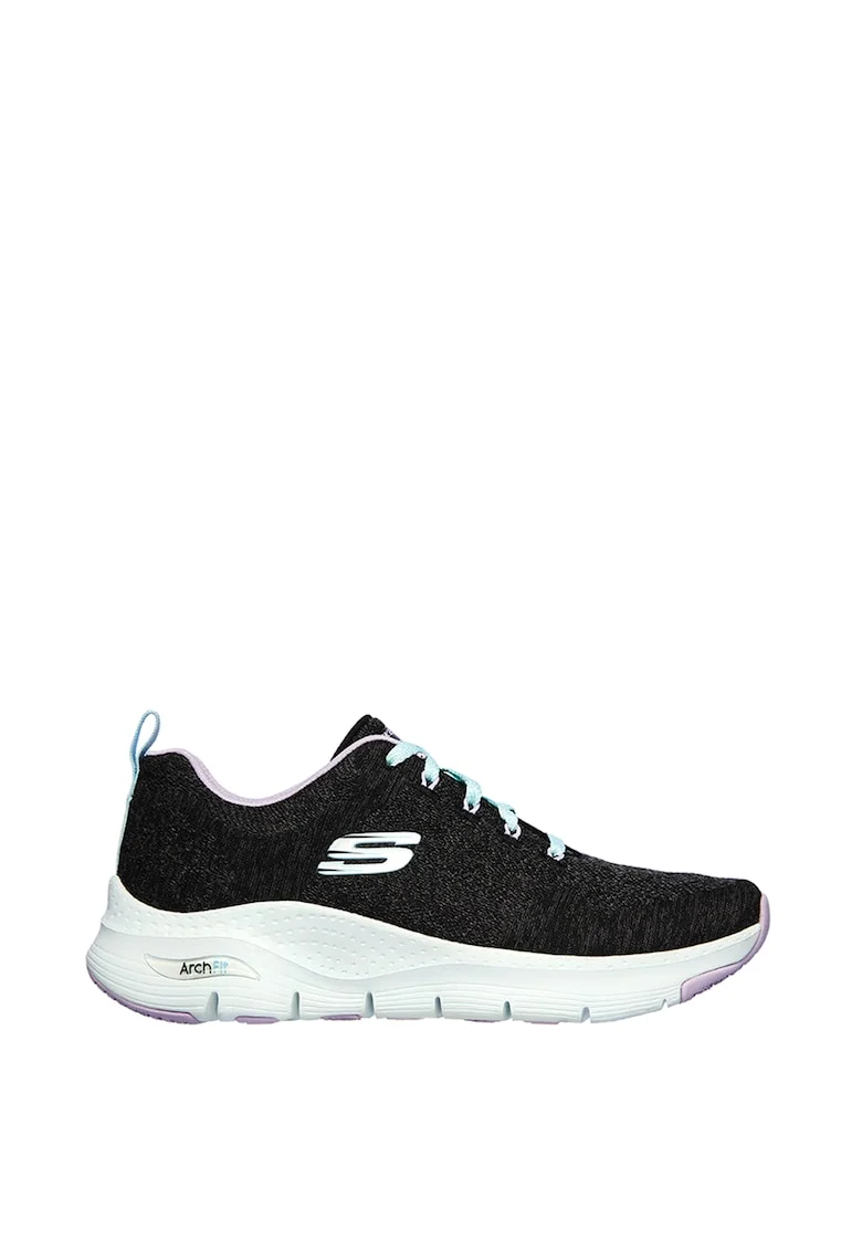 Pantofi sport Arch Fit - Infinite Adventure, Negru/Verde menta