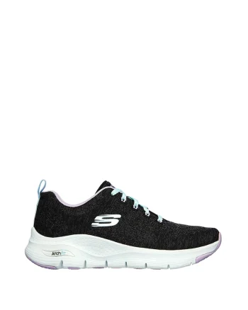 Pantofi sport Arch Fit - Infinite Adventure, Negru/Verde menta