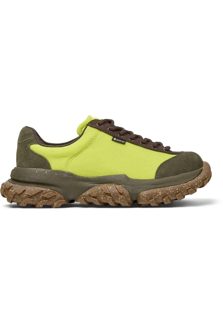 Pantofi sport cu tehnologie Gore-Tex Karst Trek, Verde/Maro
