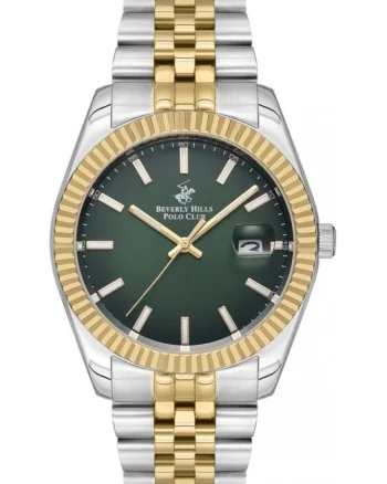 Ceas de lux pentru bărbați  verde, quartz, 40x40mm