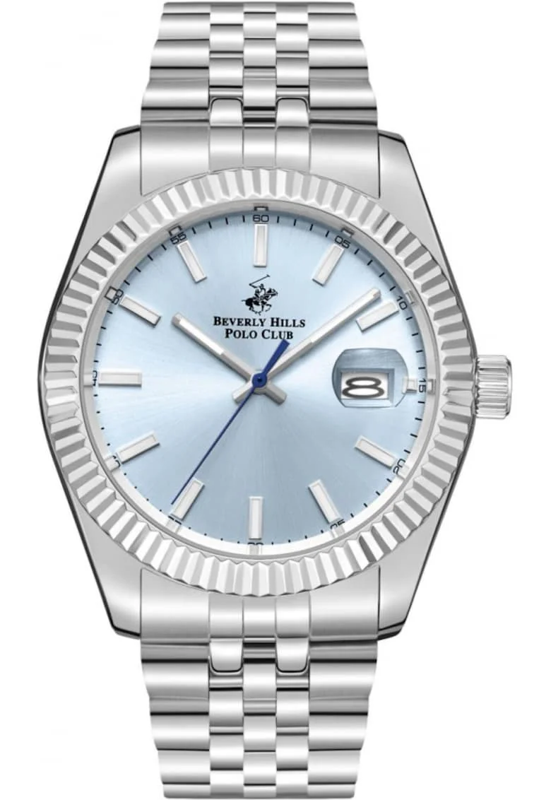 Ceas de barbati BEVERLY HILLS BP3018X.302, albastru, in stil fashion