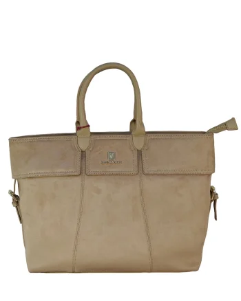 Geanta shopper Monica, Bej inchis