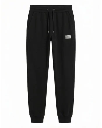 Pantaloni de trening cu placuta logo Erevan, Negru