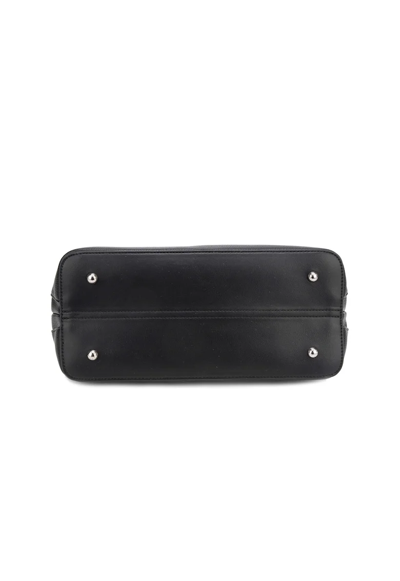 Geanta shopper din piele ecologica Elora, Negru