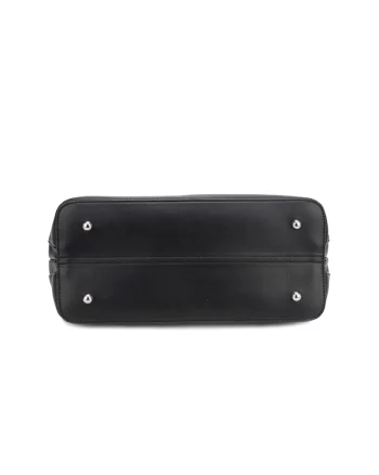Geanta shopper din piele ecologica Elora, Negru