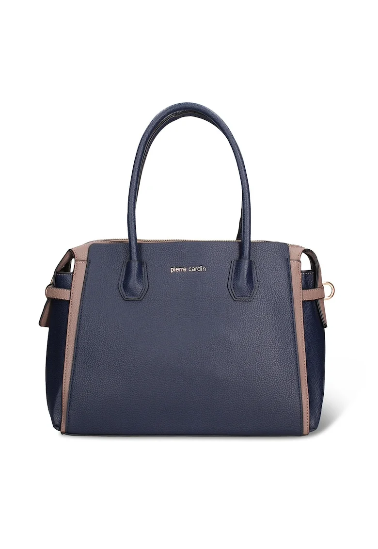 Geanta shopper Seraphina Nova, Maro taupe/Albastru