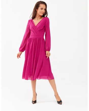 Rochie midi evazata Sivney