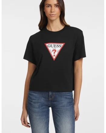 Tricou din bumbac cu logo, Rosu/Negru