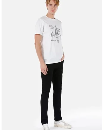 Pantaloni De Barbati Negru Straight Fit-Low Rise-Straight Leg 044 KARL