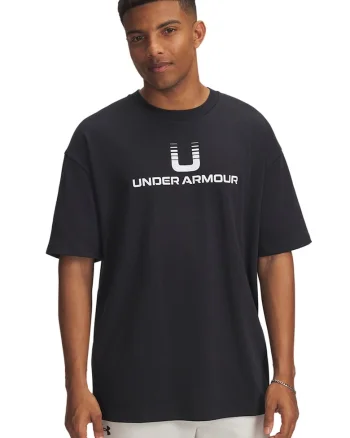 Tricou din amestec de bumbac cu imprimeu grafic, Alb/Negru