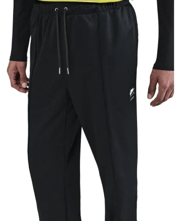 Pantaloni de trening cu croiala dreapta si snur de ajustare Air, Negru