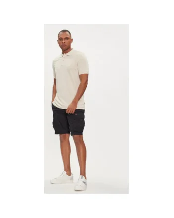 Pantaloni scurti barbati,  303755966, Bumbac, Negru, Negru