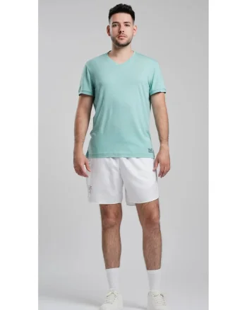 Tricou streetwear unisex  Elevate, Albastru turcoaz