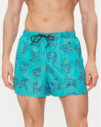 Pantaloni scurti barbati,  303748395, Poliester, Albastru, Albastru