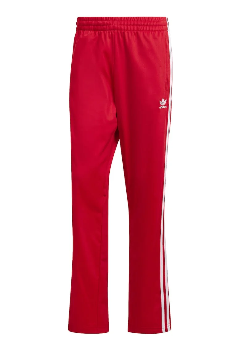 Pantaloni de trening cu slit cu fermoar la terminatii Firebird, Rosu vermillion