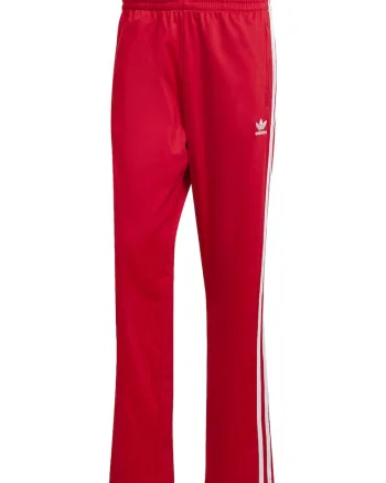 Pantaloni de trening cu slit cu fermoar la terminatii Firebird, Rosu vermillion