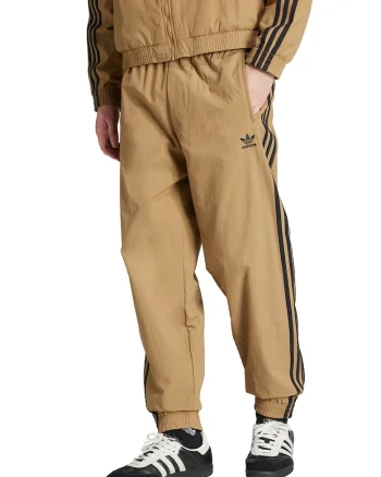 Pantaloni de trening cu terminatii cu fermoar Firebird, Caramel