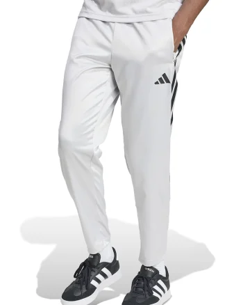 Pantaloni de trening cu logo si buzunare laterale, Negru/Gri deschis