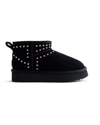 Ghete de piele intoarsa Agder Australian, Negru