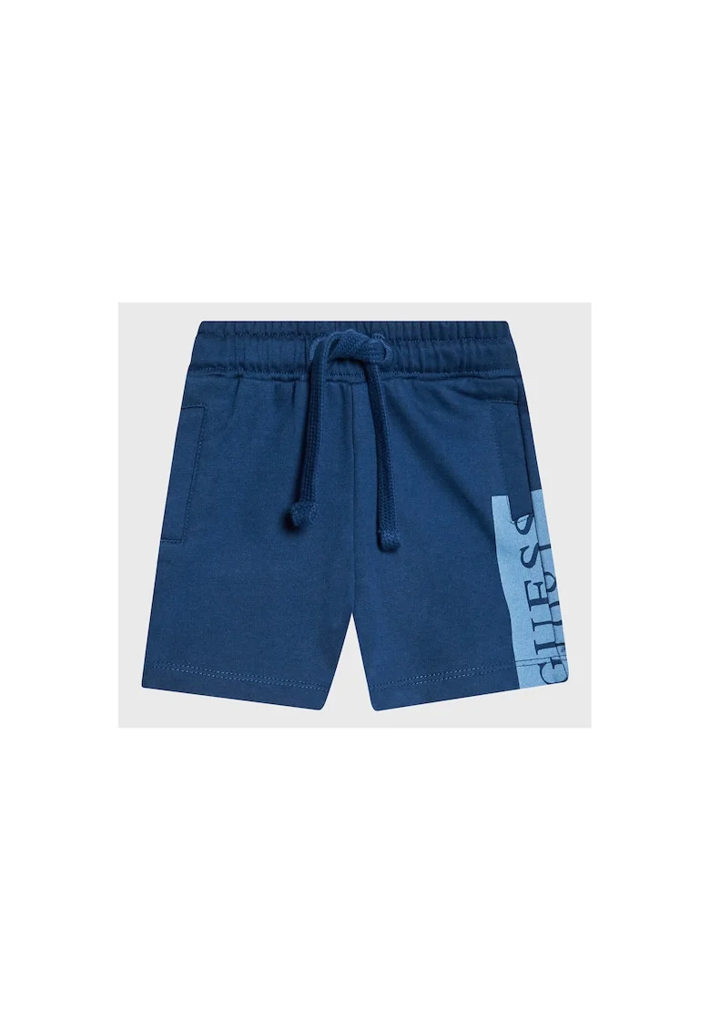 Pantaloni scurti copii,  Bumbac.organic, Albastru