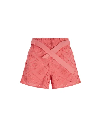Pantaloni scurti  copii bumbac, Roz