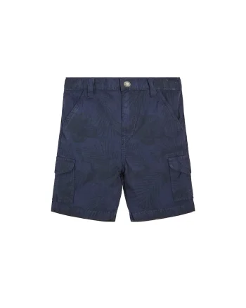 Pantaloni scurti copii,  0000302218097_6Y, Bumbac, Albastru, Albastru