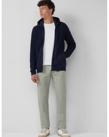 Pantaloni drepti cu model uni, Gri cenusiu
