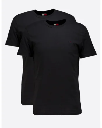 Set de tricouri extra slim fit - 2 piese, Negru/Negru stins