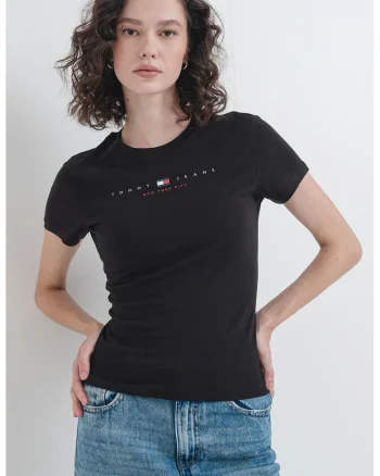 Tricou slim fit din bumbac, Rosu/Alb/Negru