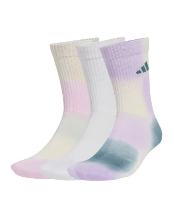 Set de sosete lungi unisex cu model tie dye - 3 Perechi, Verde/Galben/Lila