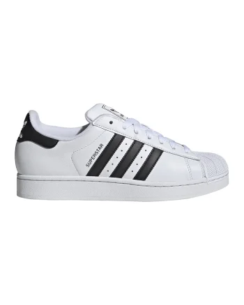 Pantofi sport unisex Superstar II din piele, Negru/Alb optic