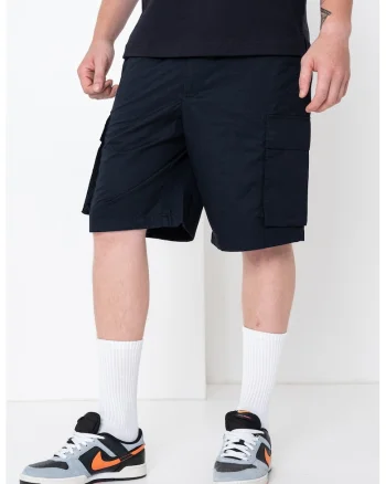 Pantaloni cargo scurti, Bleumarin