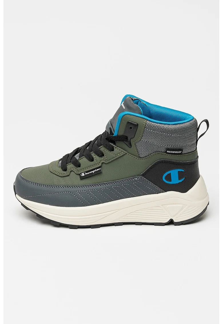 Pantofi sport inalti si impermeabili Scala, Gri/Verde feriga