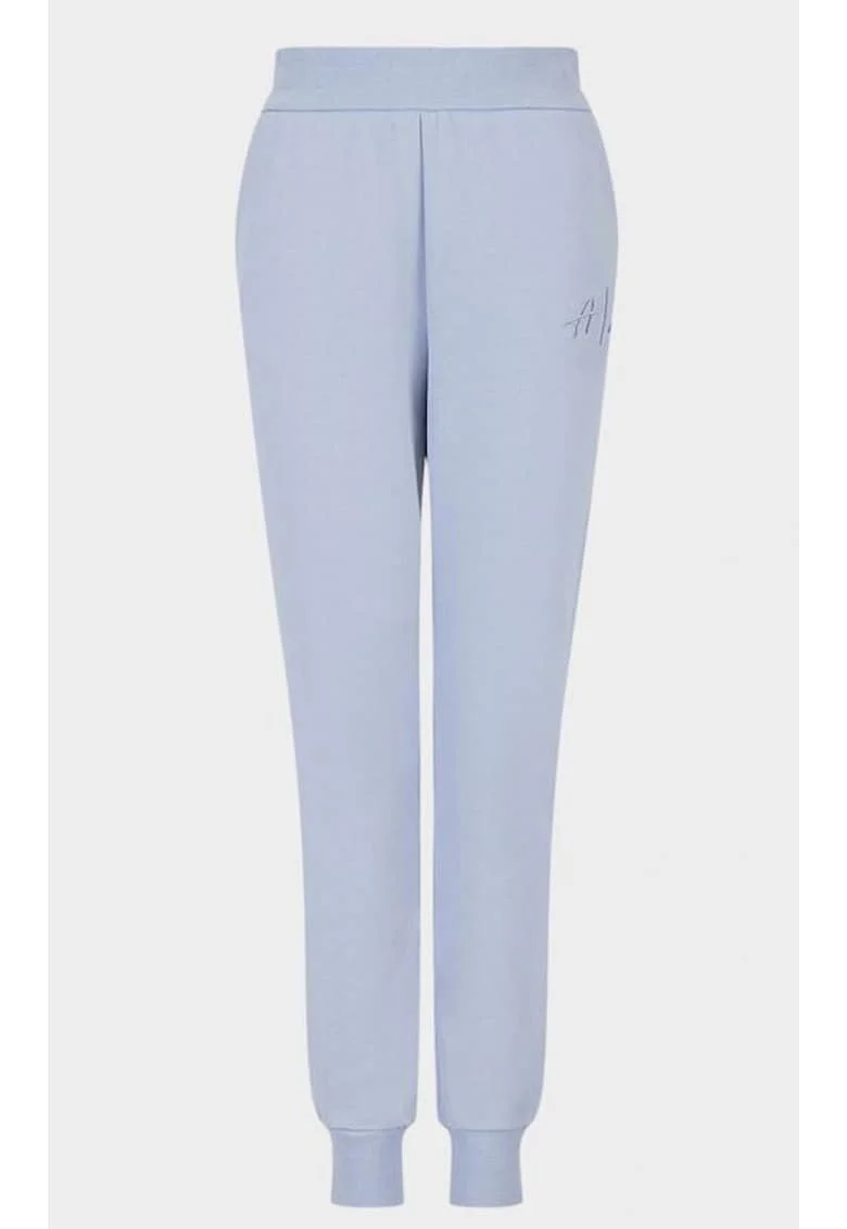 Pantaloni de trening dama,  Regular Fit, Bumbac, Albastru deschis, Albastru azur