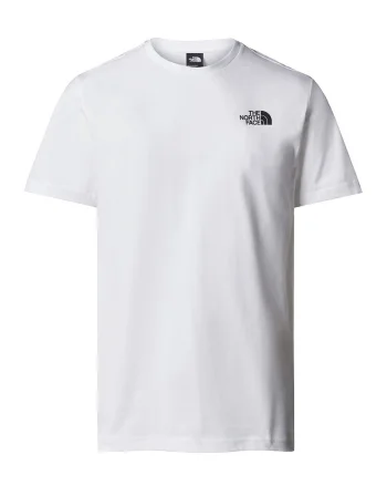 Tricou de bumbac cu imprimeu logo pe spate, Alb