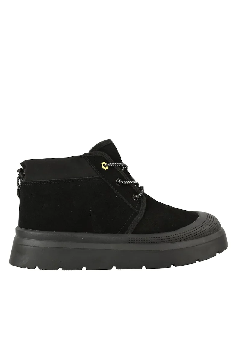 Ghete casual, dama,  UG-1 negru, piele intoarsa, Negru
