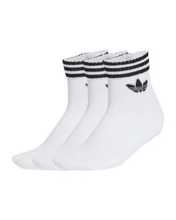 Set de sosete scurte unisex - 3 perechi, Negru/Alb optic