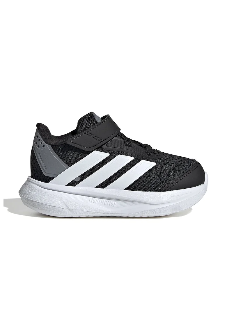 Pantofi sport cu velcro Duramo 2.0, Negru/Alb optic