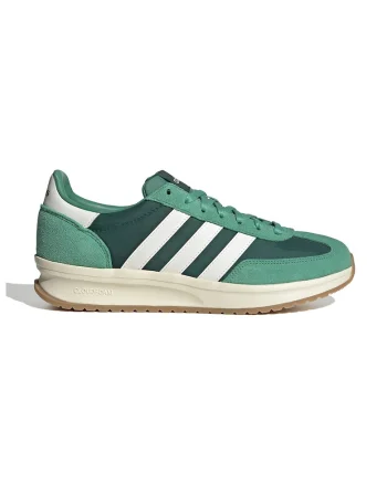 Pantofi sport Run 70s cu insertii din piele intoarsa, Verde pal/Alb optic/Verde aquamarin