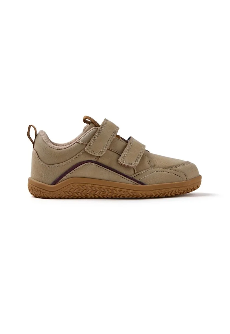 Pantofi sport cu velcro, Maro taupe1, Maro taupe