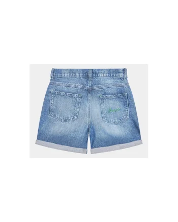 Pantaloni scurti copii,  Lyocell, Albastru
