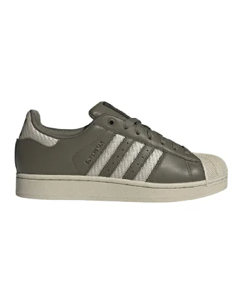 Pantofi sport low-cut din piele Superstar II, Kaki