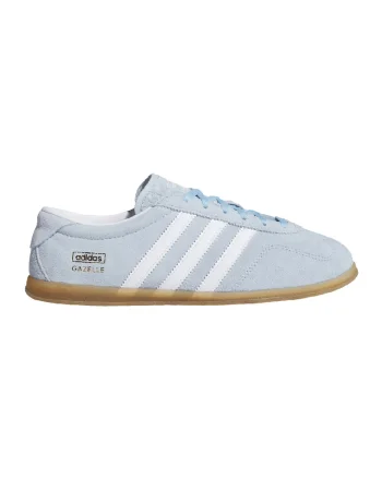 Pantofi sport din piele intoarsa Gazelle Lo Pro, Alb/Albastru pastel