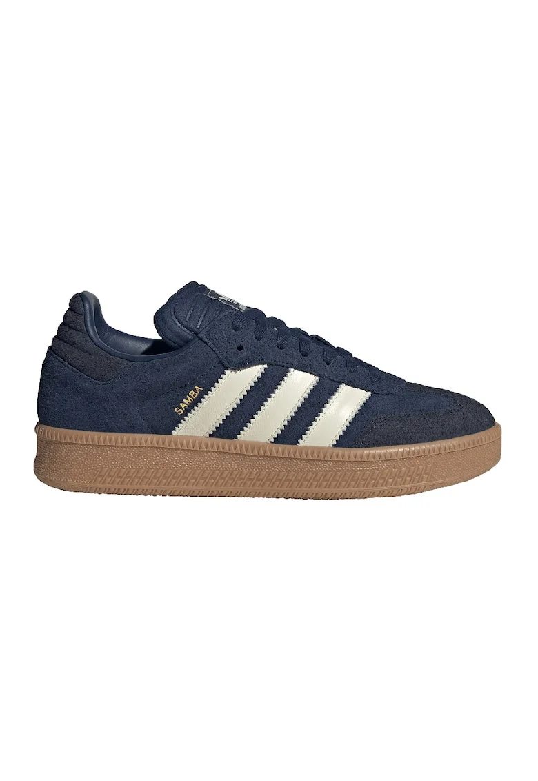 Pantofi sport din piele intoarsa Samba, Albastru ultramarin/Alb murdar