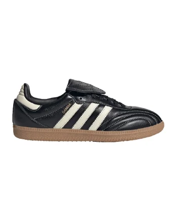 Pantofi sport din piele cu garnituri contrastante Samba, Negru/Alb murdar