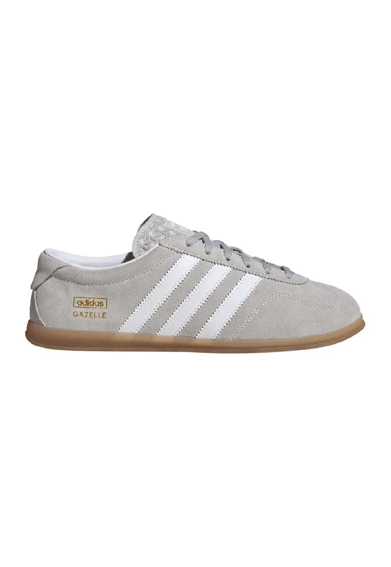 Pantofi sport din piele intoarsa Gazelle Lo Pro, Alb/Gri deschis