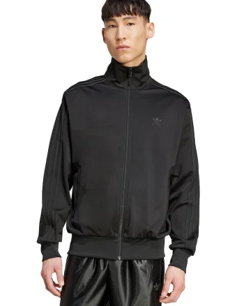 Bluza de trening cu fermoar si guler inalt Firebird, Negru stins