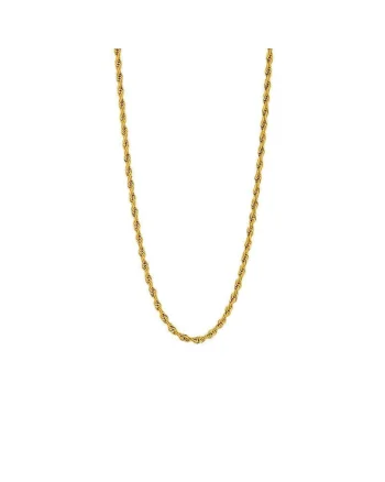Colier auriu, din otel inoxidabil, suflat cu aur 18k, rasucit, Dominika C9