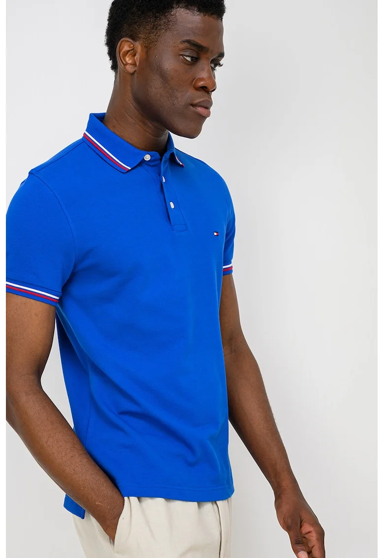 Tricou polo slim fit, Albastru royal